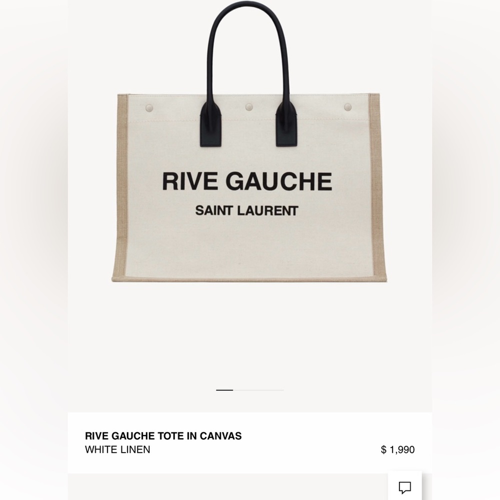 Saint Laurent Rive Gauche Tote - Picture 6 of 7